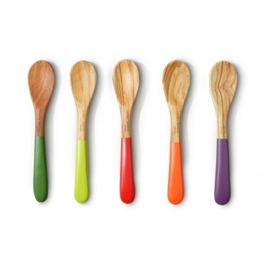 Cuillères à confiture en bois d'olivier