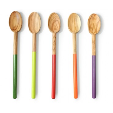 Cuillère mouvette en bois d'olivier