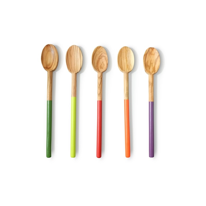 Cuillère mouvette en bois d'olivier