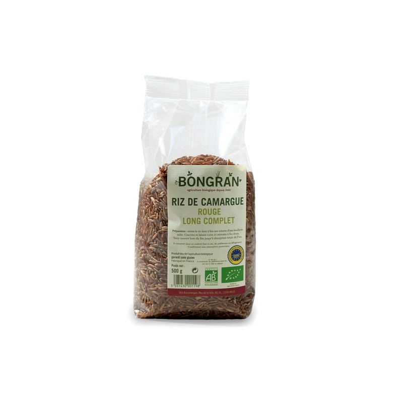 Riz rouge long complet de Camargue 500g