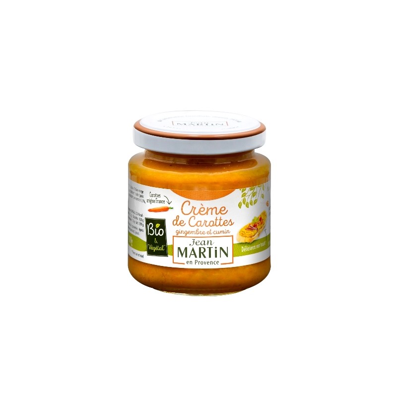 Crème de carottes bio