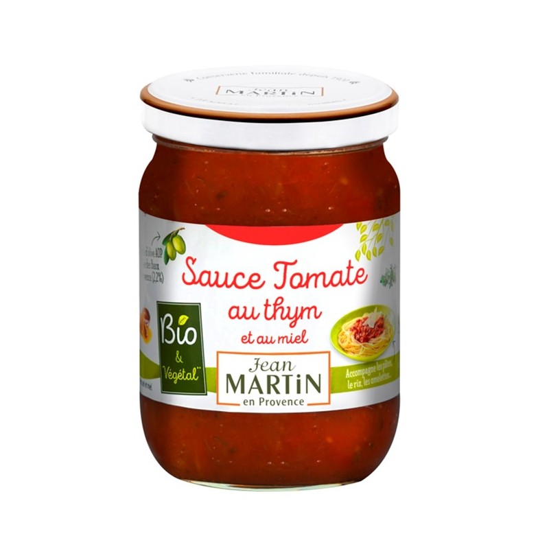 Sauce tomate au thym bio 240g