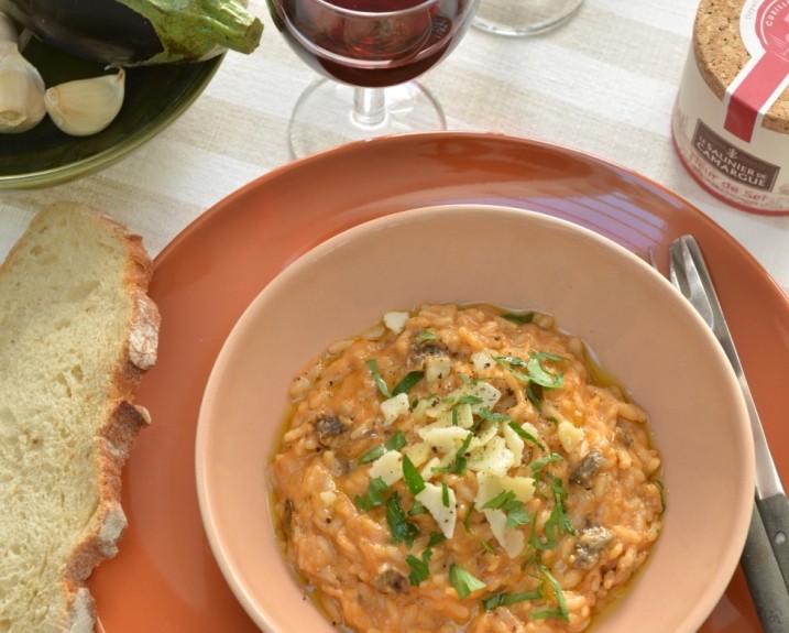 RISOTTO À LA RISTE D'AUBERGINE