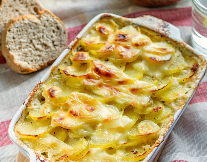 Gratin de pommes de terre à l'Anchoïade